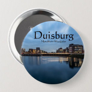Duisburg Germany Souvenir  10 Cm Round Badge
