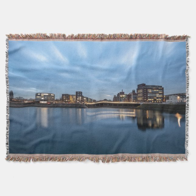 Duisburg Germany Throw Blanket (Front)