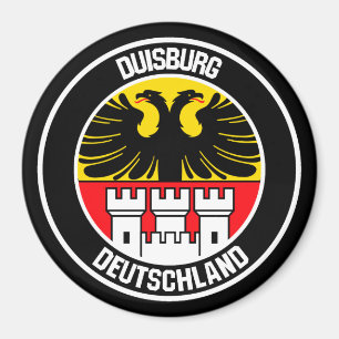 Duisburg Round Emblem Magnet