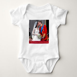 Duke and Duchess of Cambridge Royal Wedding Baby Bodysuit