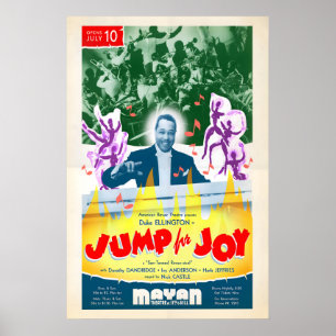 Duke Ellington jazz poster - Jump for Joy - Los