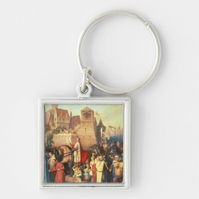 Duke Leopold the Glorious  enters Vienna Key Ring (Front)