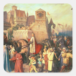 Duke Leopold the Glorious  enters Vienna Square Sticker