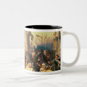 Duke Leopold the Glorious enters Vienna Two-Tone Coffee Mug