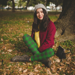 Duke Of Fife Green Red Tartan Leggings