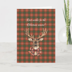 Duke of Rothesay Ancient Tartan Christmas Holiday Card