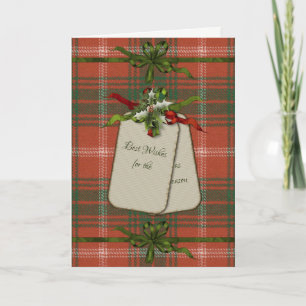 Duke of Rothesay Ancient Tartan Christmas Holiday Card