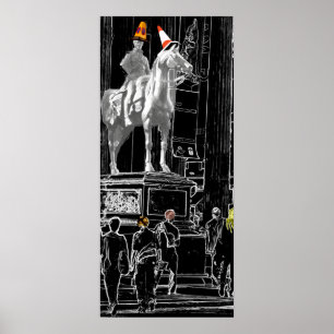 Duke of Wellington at Glasgow GOMA Canvas Poster