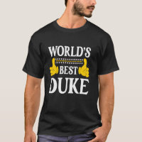 Duke Surname Funny Team Family Last Name World's B