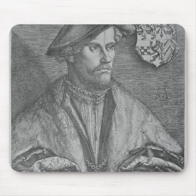 Duke Wilhelm V of Cleve, 1540 Mouse Pad (Front)