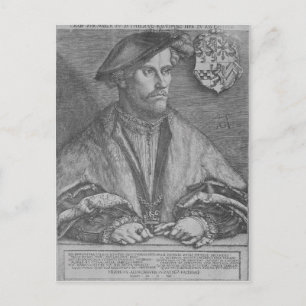 Duke Wilhelm V of Cleve, 1540 Postcard