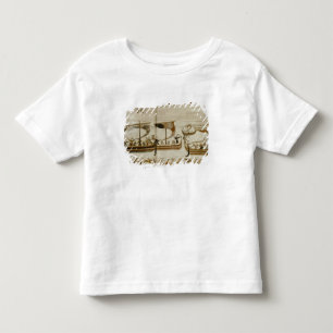 Duke William and his fleet cross Pevensey Toddler T-Shirt
