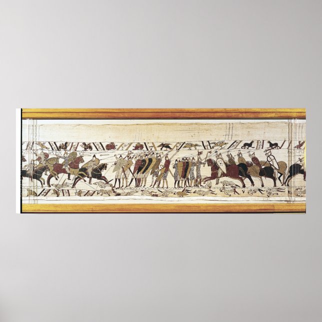 Duke William Exhorts his Troops Poster (Front)