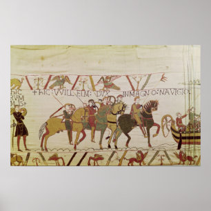 Duke William  Preparing to Sail to Pevensey Poster