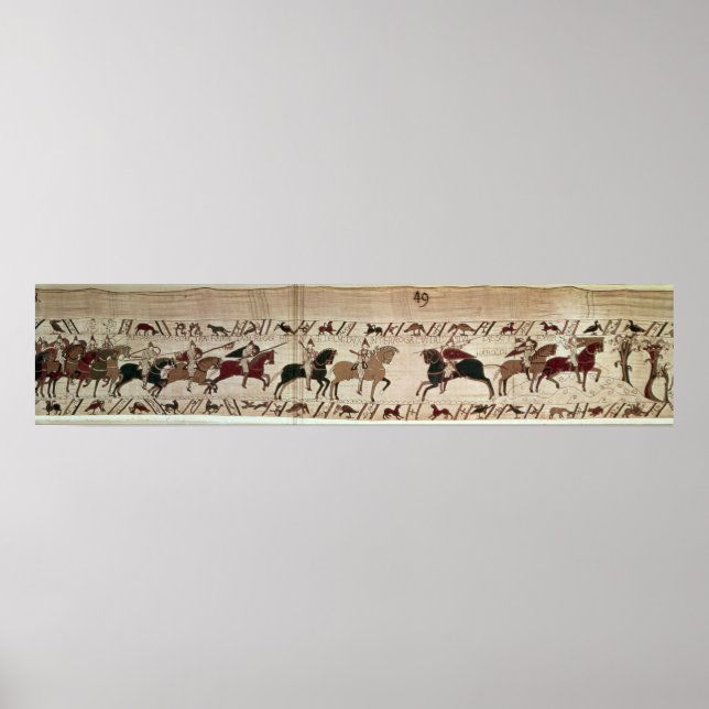 Duke William's knights arrive to do battle Poster (Front)