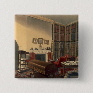 Duke's Own Room, Apsley House, by T. Boys (colour 15 Cm Square Badge