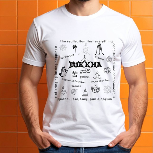 Dukkha: The First Nobel Truth Doodle  T-Shirt (Creator Uploaded)