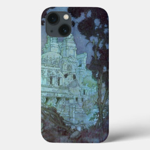 Dulac illustration Arabian palace by moonlight iPhone 13 Case
