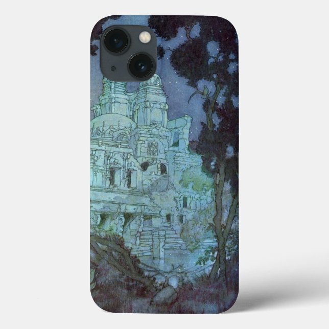 Dulac illustration Arabian palace by moonlight Case-Mate iPhone Case (Back)