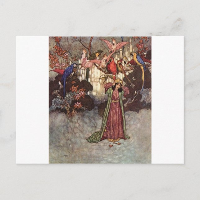 Dulac's Beauty and the Beast Postcard (Front)