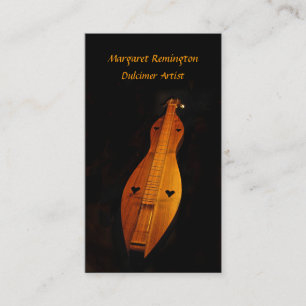 Dulcimer Musician Pack of Standard Business Cards