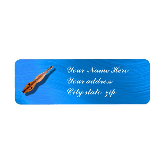 DULCIMER-RETURN ADDRESS LABEL RETURN ADDRESS LABEL (Front)