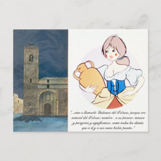 Dulcinea del Toboso by @QUIXOTEdotTV Postcard