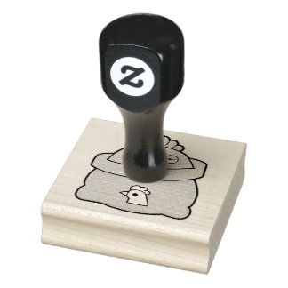 Dull Chick, Full Bag Rubber Stamp