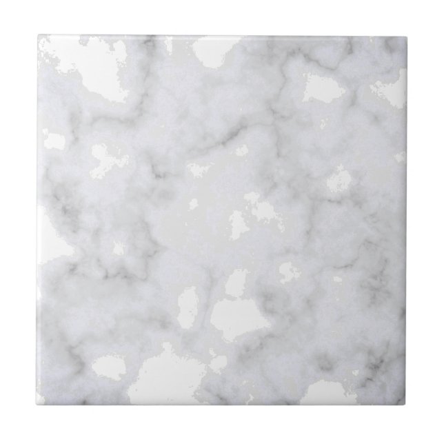 Dull grey marble look ceramic tile (Front)