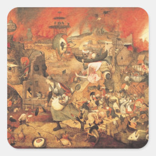 Dulle Griet  1564 Square Sticker