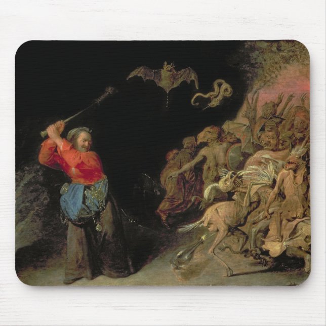 Dulle Griet  raiding Hell Mouse Pad (Front)