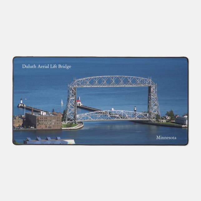 Duluth Aerial Lift Bridge desk mat (Front)
