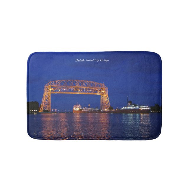 Duluth Aerial Lift Bridge & John G. Munson Bath Mat (Front)