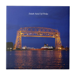 Duluth Aerial Lift Bridge & John G. Munson Ceramic Tile