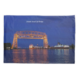 Duluth Aerial Lift Bridge & John G. Munson Pillowcase