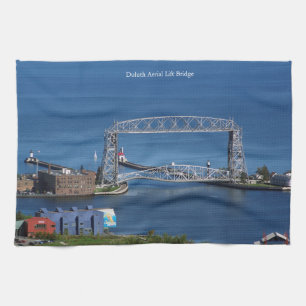Duluth Aerial Lift Bridge kitchen towel
