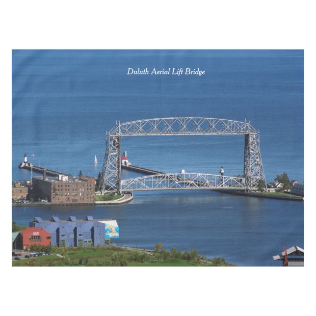 Duluth Aerial Lift Bridge table cloth (Front (Horizontal))