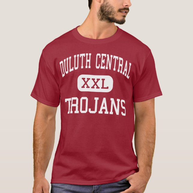 Duluth Central - Trojans - High - Duluth Minnesota T-Shirt (Front)