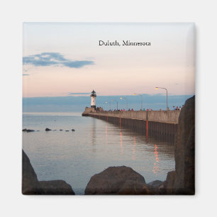 Duluth Harbour North Pier Light magnet Duluth, MN