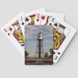 Duluth Harbour South Pier Inner Light playing card