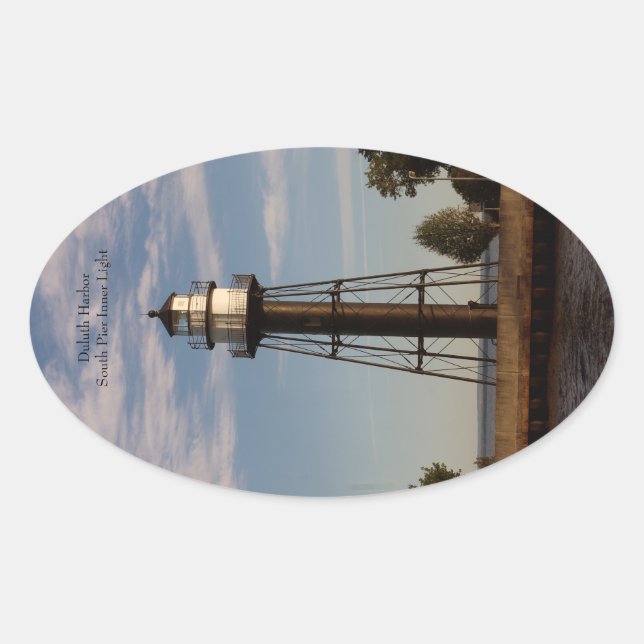 Duluth Harbour South Pier Inner Light sticker (Front)