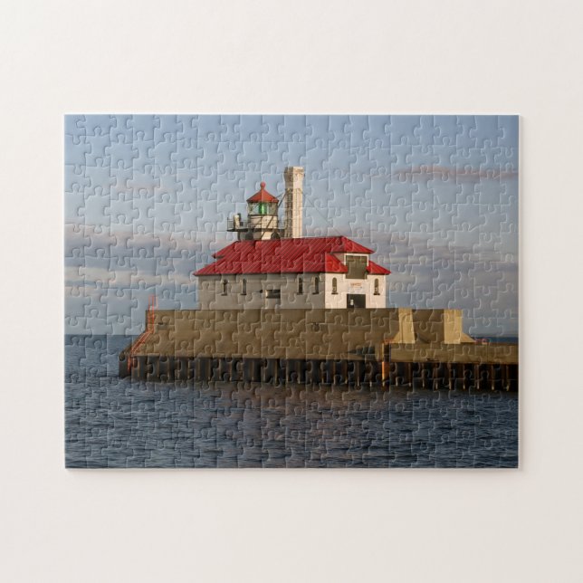 Duluth Harbour South Pier Light Jigsaw Puzzle (Horizontal)