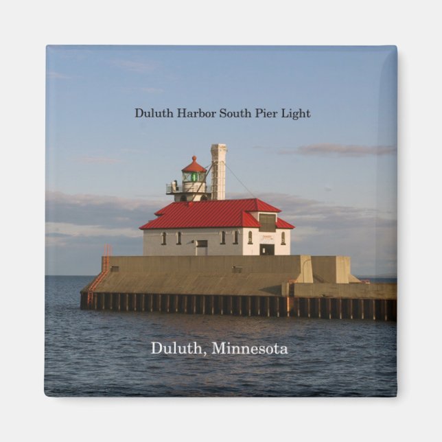 Duluth Harbour South Pier Light magnet (Front)