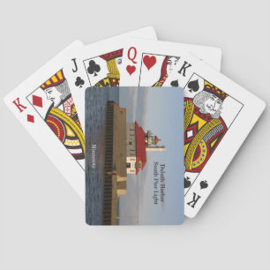 Duluth Harbour South Pier Light playing cards
