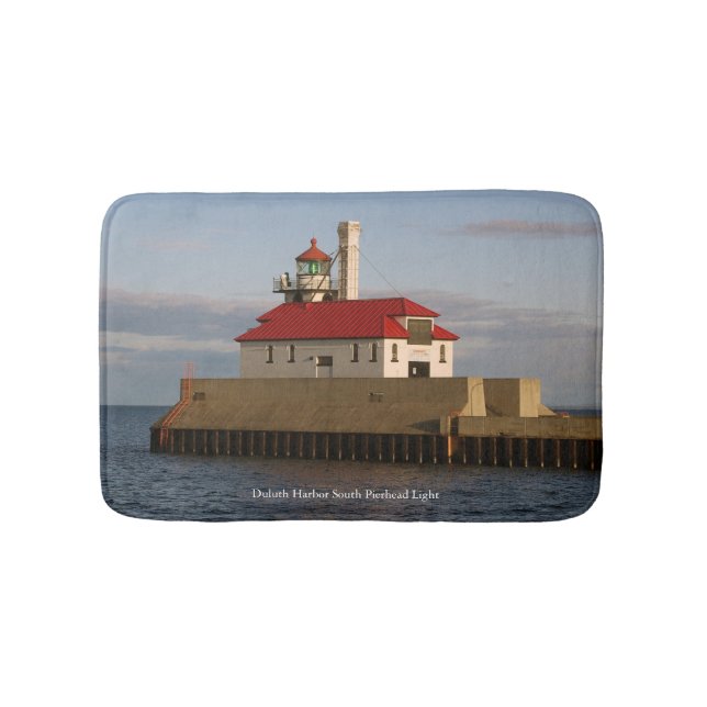 Duluth Harbour South Pierhead Light bathmat (Front)