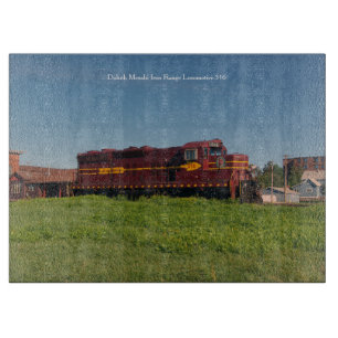 Duluth Mesabi Iron Range Locomotive 316 Cutting Board