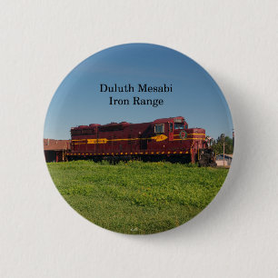 Duluth Mesabi Locomotive 316 button