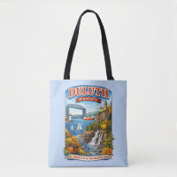 Duluth, Minnesota Souvenir Tote Bag, North Shore