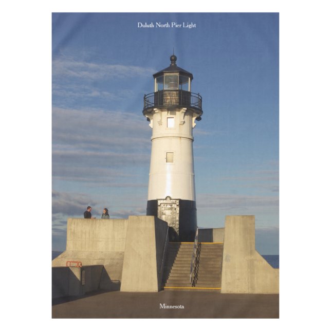 Duluth North Pier Light table cloth (Front)