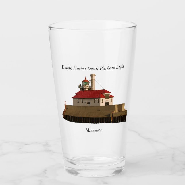 Duluth South Pierhead Light glass (Front)